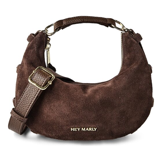 Hey Marly Lifetime Sister Suede Schoudertas Leder 25 cm