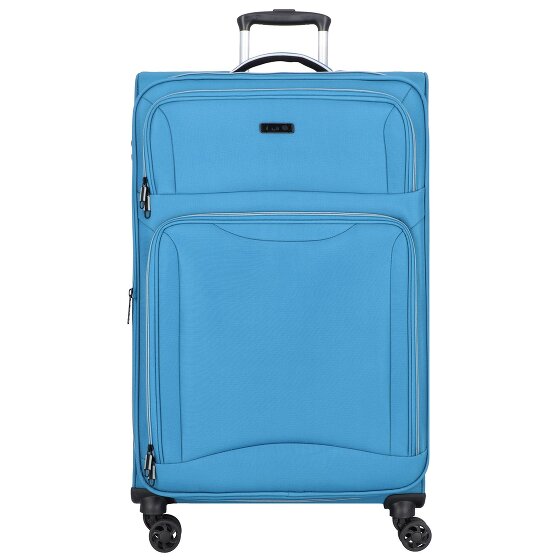 d&n Travel Line 9204 4 wielen Trolley L 76 cm met uitbreidingsplooi
