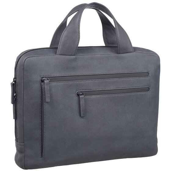 Leonhard Heyden Haagse Leren Aktetas 38 cm Laptopcompartiment