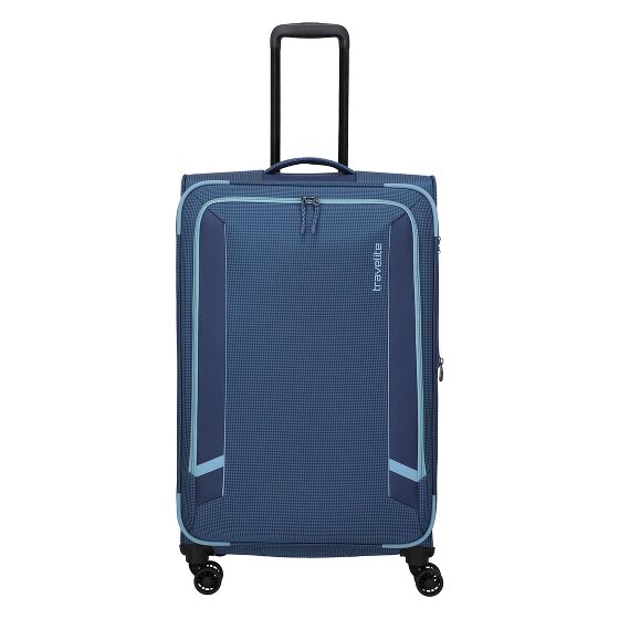 Travelite Corsiica 4 wielen Trolley L 77 cm met uitbreidingsplooi
