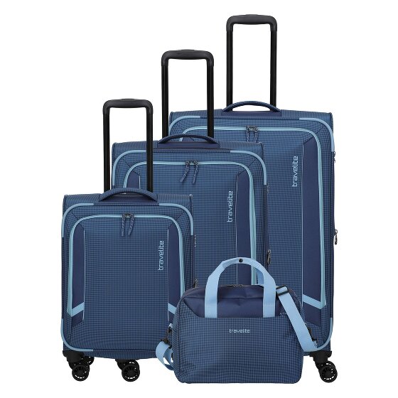 Travelite Corsiica 4 wielen Kofferset 4-delig