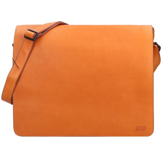 Jost Futura schoudertas L leder 35 cm laptopvak