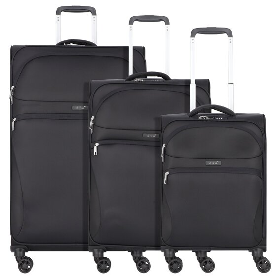 d&n Travel Line 9104 4 wielen Kofferset 3-delig