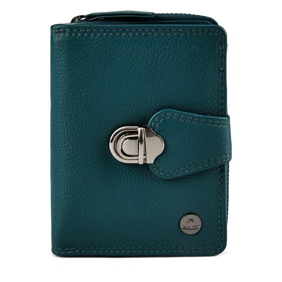 Greenburry Sponsachtig portefeuille leer 9 cm