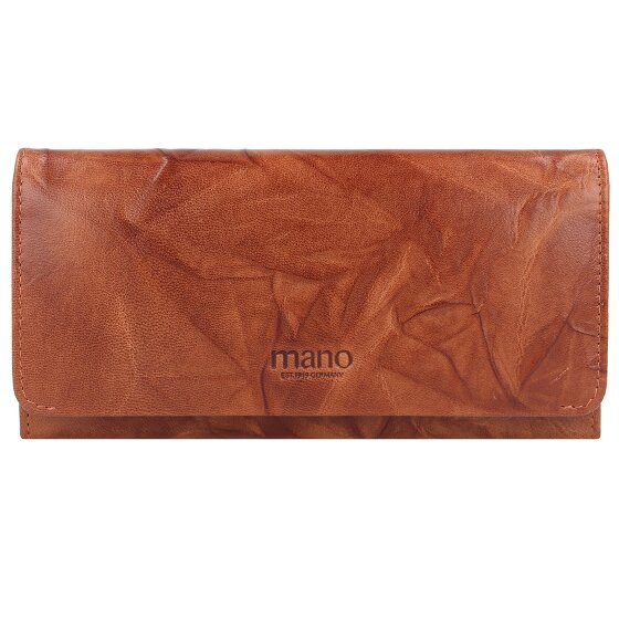 mano Donna Aurona Portemonnee RFID Leer 19 cm