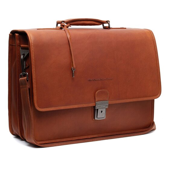 The Chesterfield Brand Glenwood Aktetas Messenger Leer 42 cm Laptop compartiment