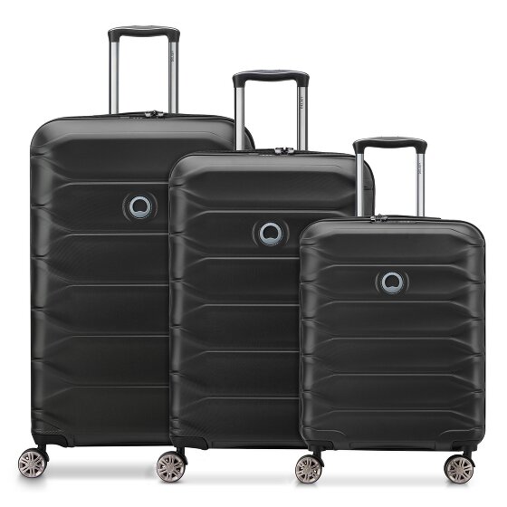 Delsey Paris Meteor 4 wielen Kofferset 3-delig met uitbreidingsplooi