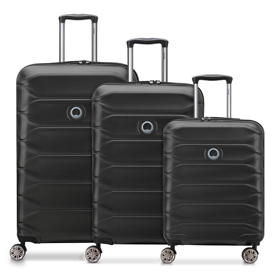 Delsey Paris Meteor 4 wielen Kofferset 3-delig met uitbreidingsplooi