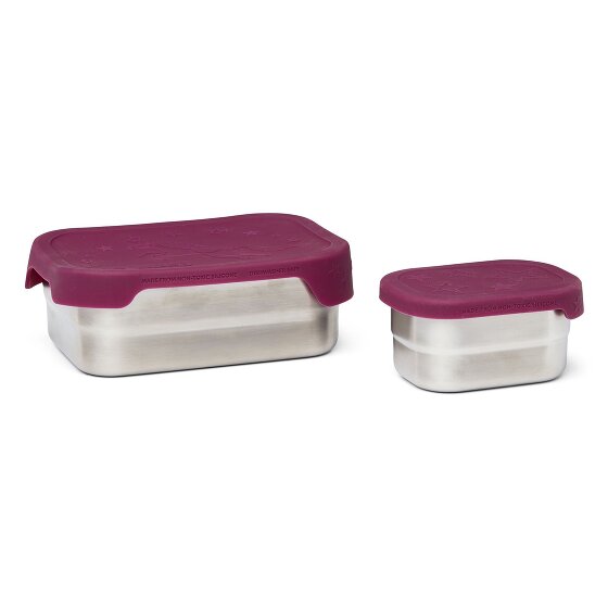 Ergobag Roestvrij stalen lunchbox set 2st. 17 cm Ergobag Roestvrij stalen lunchbox set 2st. 17 cm