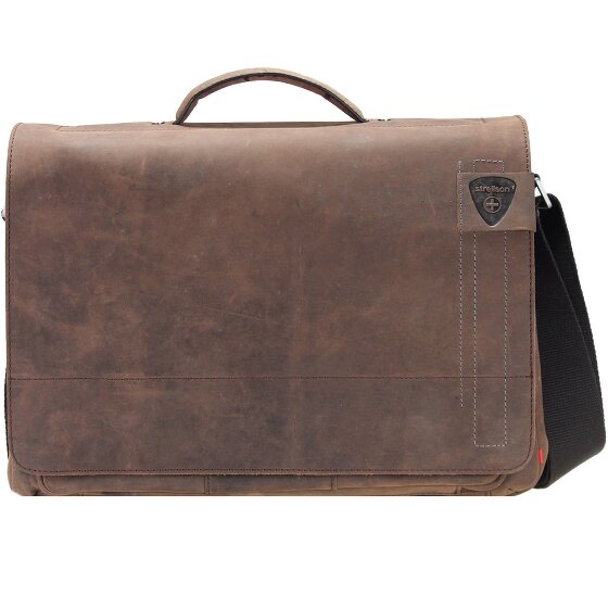 Strellson Richmond Messenger Leder 40 cm Laptopcompartiment
