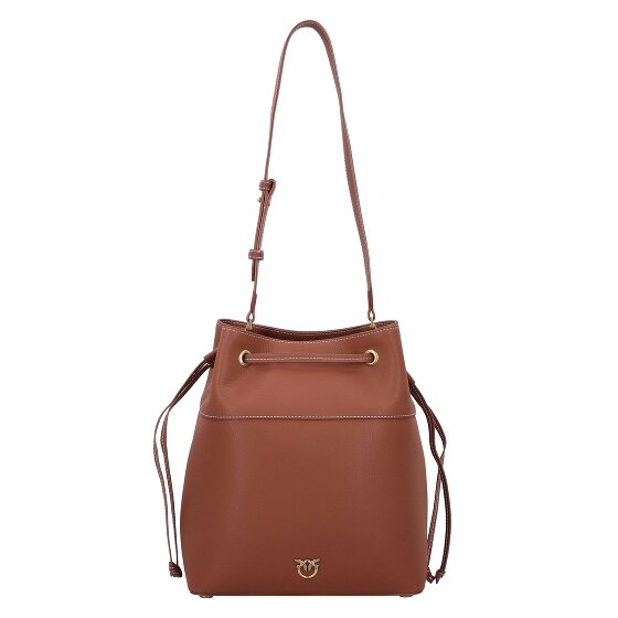 PINKO Secchiello Schoudertas Leer 25 cm