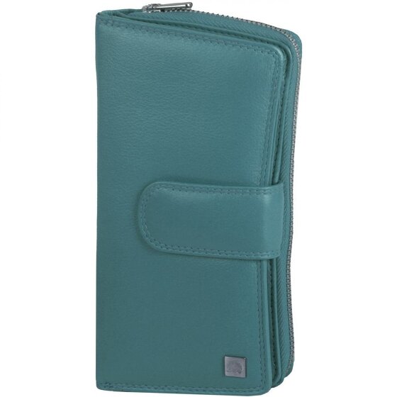 Greenburry Sponsachtig portefeuille leer 9,5 cm