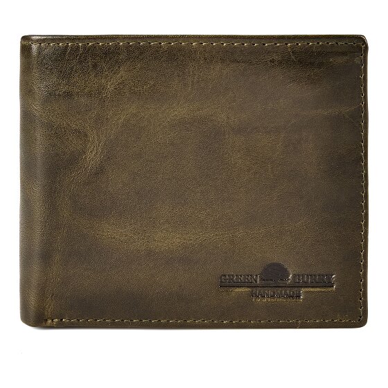 Greenburry Newport Portemonnee RFID-bescherming Leer 11 cm