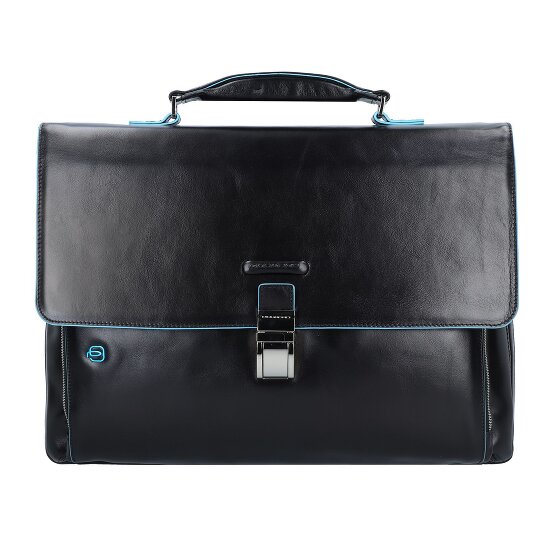 Piquadro Blue Square Briefcase II Leather 40 cm Laptopcompartiment