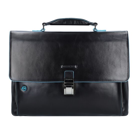 Piquadro Blue Square Briefcase II Leather 40 cm Laptopcompartiment