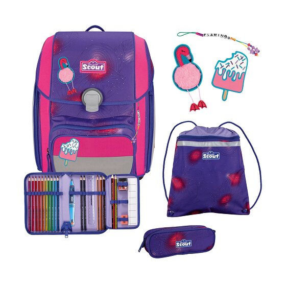 Scout Genius Schooltas set 4-delig