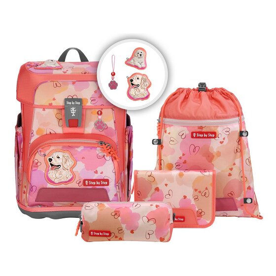 Step by Step Cloud Schooltas set 5-delig