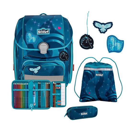 Scout Genius LED schooltas set 4st.