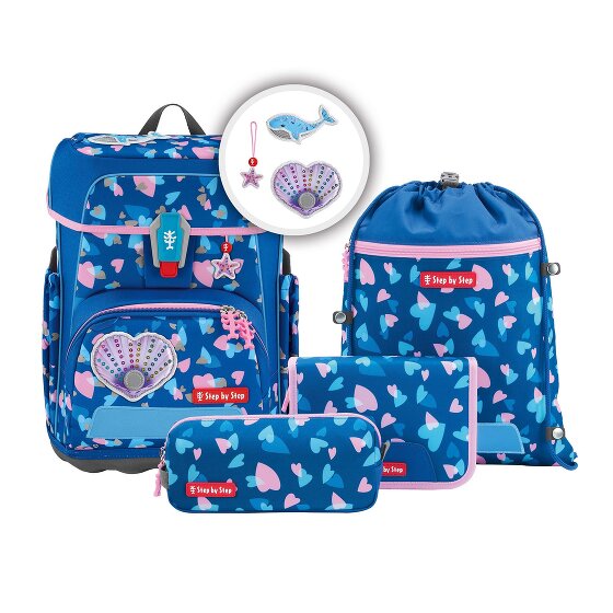 Step by Step Cloud Reflect Schooltas set 5-delig