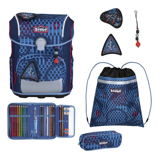 Scout Neo Exklusiv Safety Light Schooltas set 5-delig