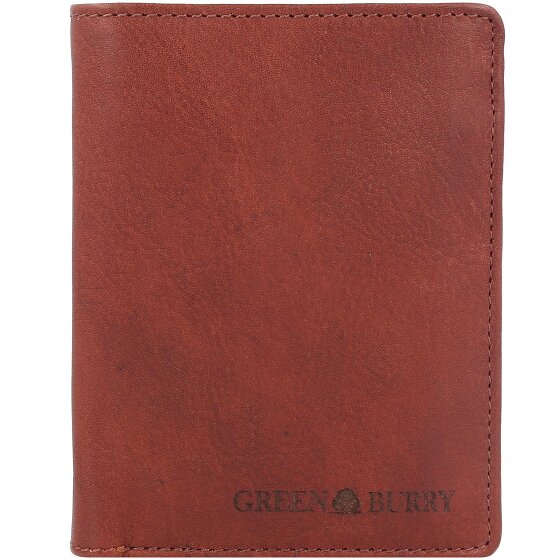 Greenburry Vintage Gewassen Leren Portemonnee 10 cm