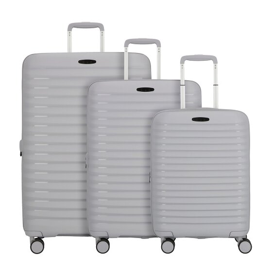 d&n Travel Line 4500 4 wielen Kofferset 3-delig met uitbreidingsplooi