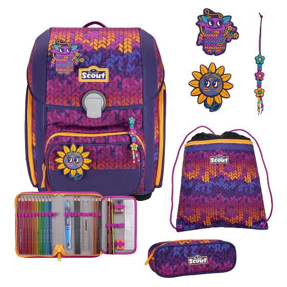 Scout Genius Schooltas set 4-delig