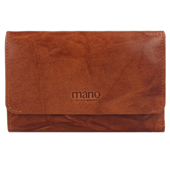 mano Donna Aurona Portemonnee RFID Leer 14,5 cm