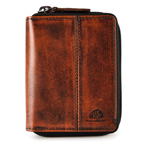 Greenburry Destressed Portemonnee RFID-bescherming Leer 10.5 cm