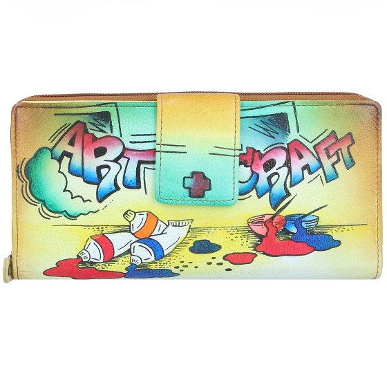 Greenland Nature Art+Craft Portemonnee RFID Leer 20 cm