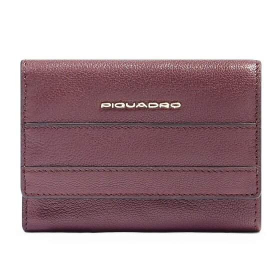 Piquadro Patricia Portemonnee RFID-bescherming Leer 9 cm