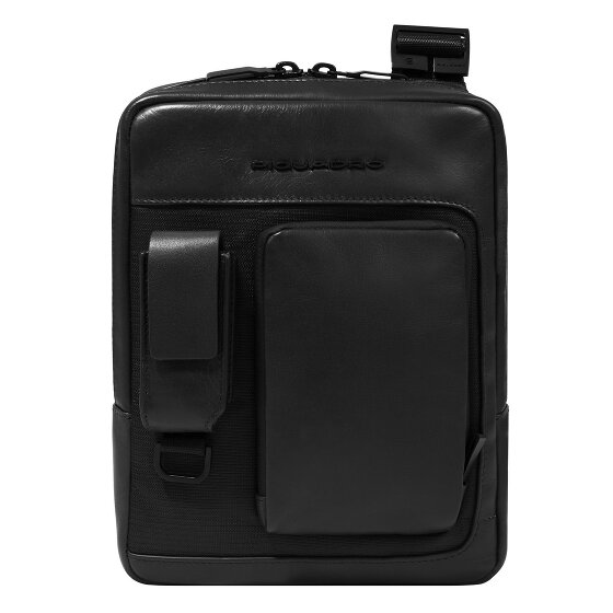 Piquadro Liko Mini tas Schoudertas RFID-bescherming Leer 17 cm
