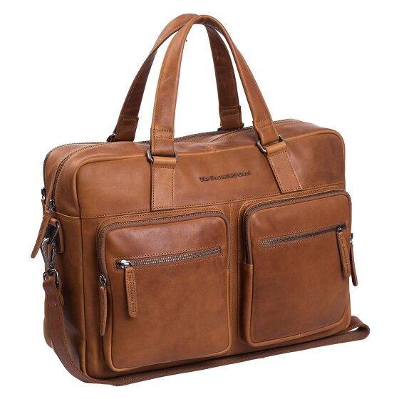 The Chesterfield Brand Wax Pull Up Koffer Leer 43 cm Laptop compartiment