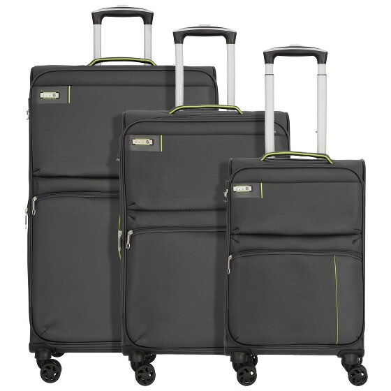 d&n Travel Line 6704 4-wiel kofferset 3st.