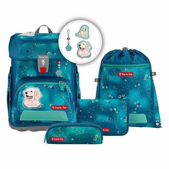 Step by Step Cloud Schooltas set 5-delig