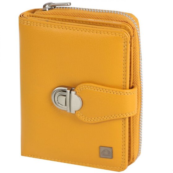 Greenburry Sponsachtig portefeuille leer 9 cm