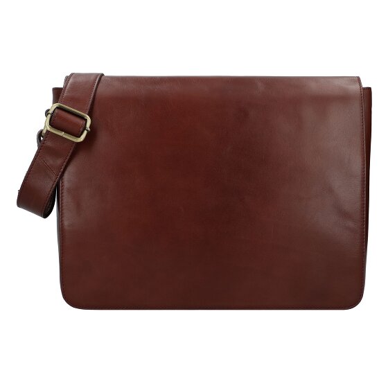 Leonhard Heyden Cambridge Messenger Leder 38 cm Laptopcompartiment