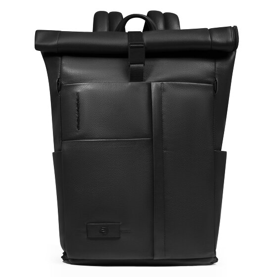 Piquadro Russel Dagrugzak RFID-bescherming Leer 47 cm Laptop compartiment