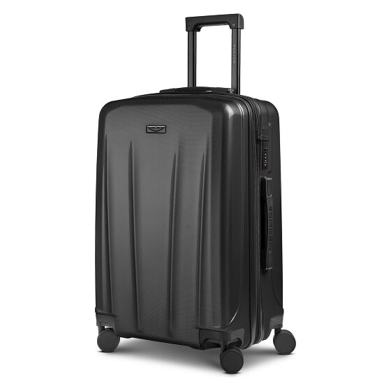Police New York 4 wielen Trolley M 62 cm met uitbreidingsplooi