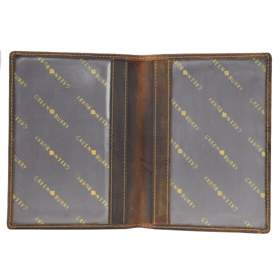 Greenburry Vintage ID-kaart etui leer 11,5 cm