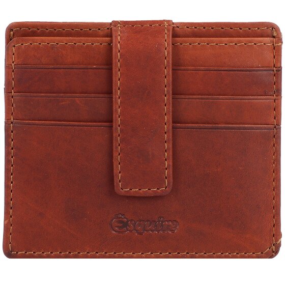 Esquire Oslo Dallas Creditcard etui RFID Leer 9,5 cm