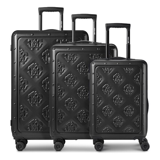 Roberto Cavalli Florence 4 wielen Kofferset 3-delig met uitbreidingsplooi