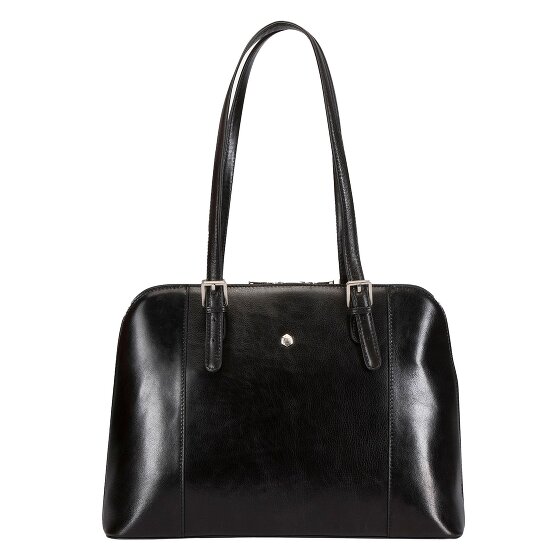 Jekyll & Hide Madrid Schoudertas RFID-bescherming Leer 39 cm Laptop compartiment