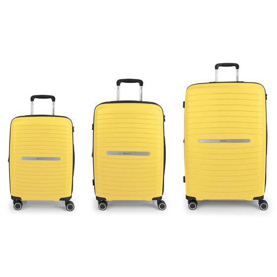 Gabol Shinyuu 4 wielen Kofferset 3-delig met uitbreidingsplooi