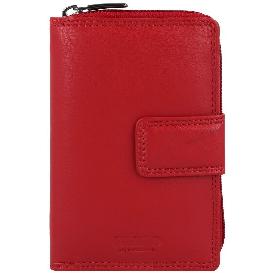 mano Donna Giulia Leren Portemonnee 9 cm