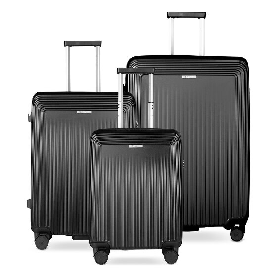bugatti Linea 4 wielen Kofferset 3-delig