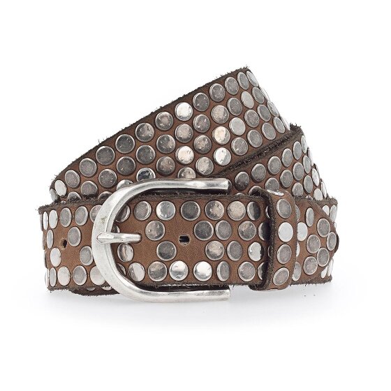 b.belt Studded riem leer