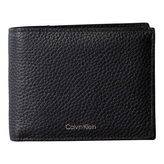 Calvin Klein Embossed Portemonnee Leer 12 cm