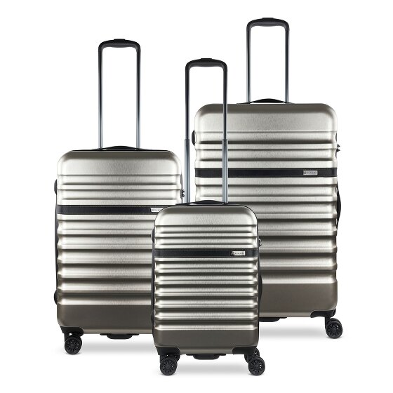 bugatti Corium 4-wiel kofferset 3 stuks.