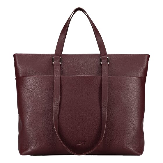Jost Lysa Business Shopper van leer, 36 cm, laptopvak